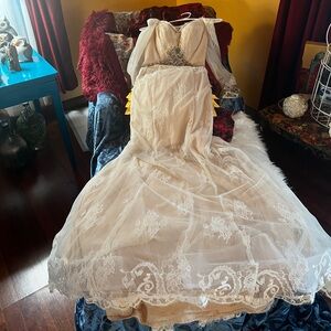 Rachel Allan Rhinestone Formal / Wedding Gown